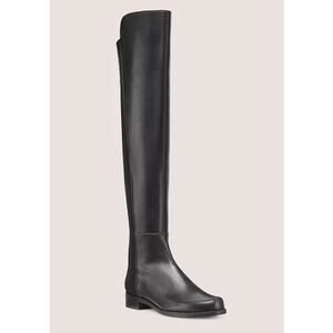 NEW Stuart Weitzman 5050 BOOT Nappa leather over-the-knee black stretch SIZE 4B